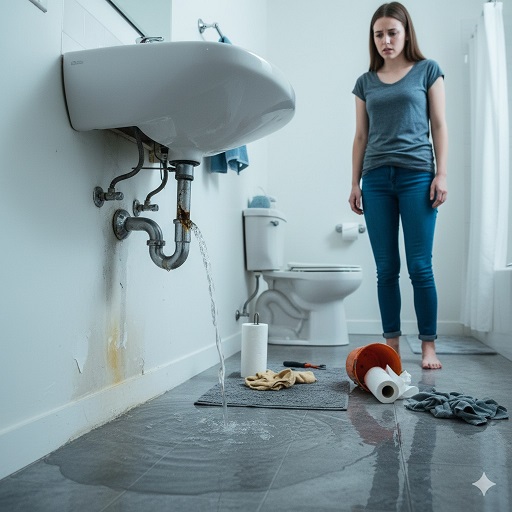 אינסטלטור מתקן כיור