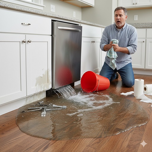 נזילות ממדיח כלים